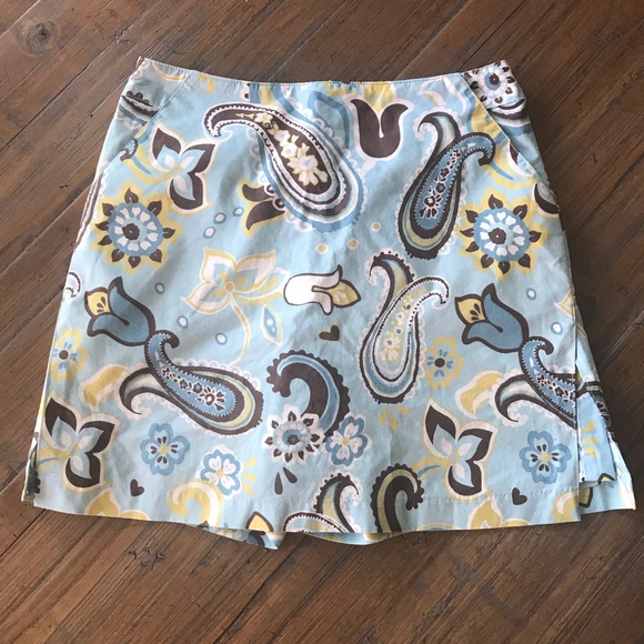 adidas Pants - Adidas size 2 floral & paisley athletic skort